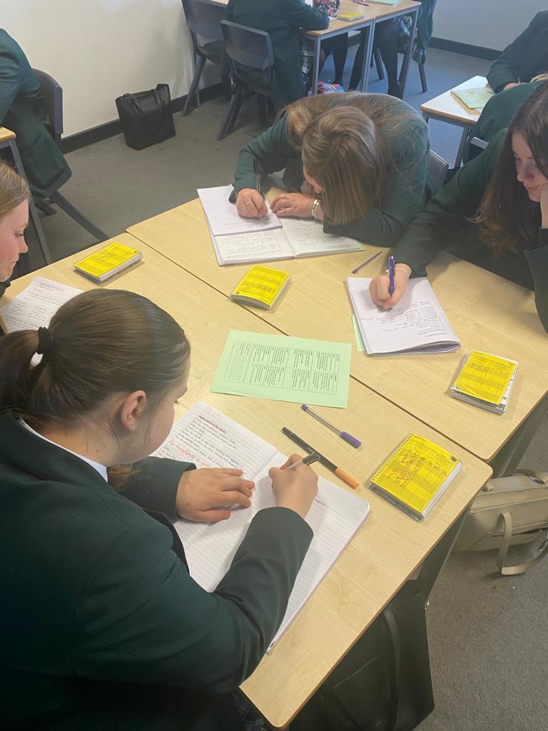 Y9s Preparing a poem to enter in the National Power of Poetry Competition