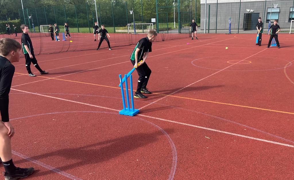 Teamwork on display in cricket!