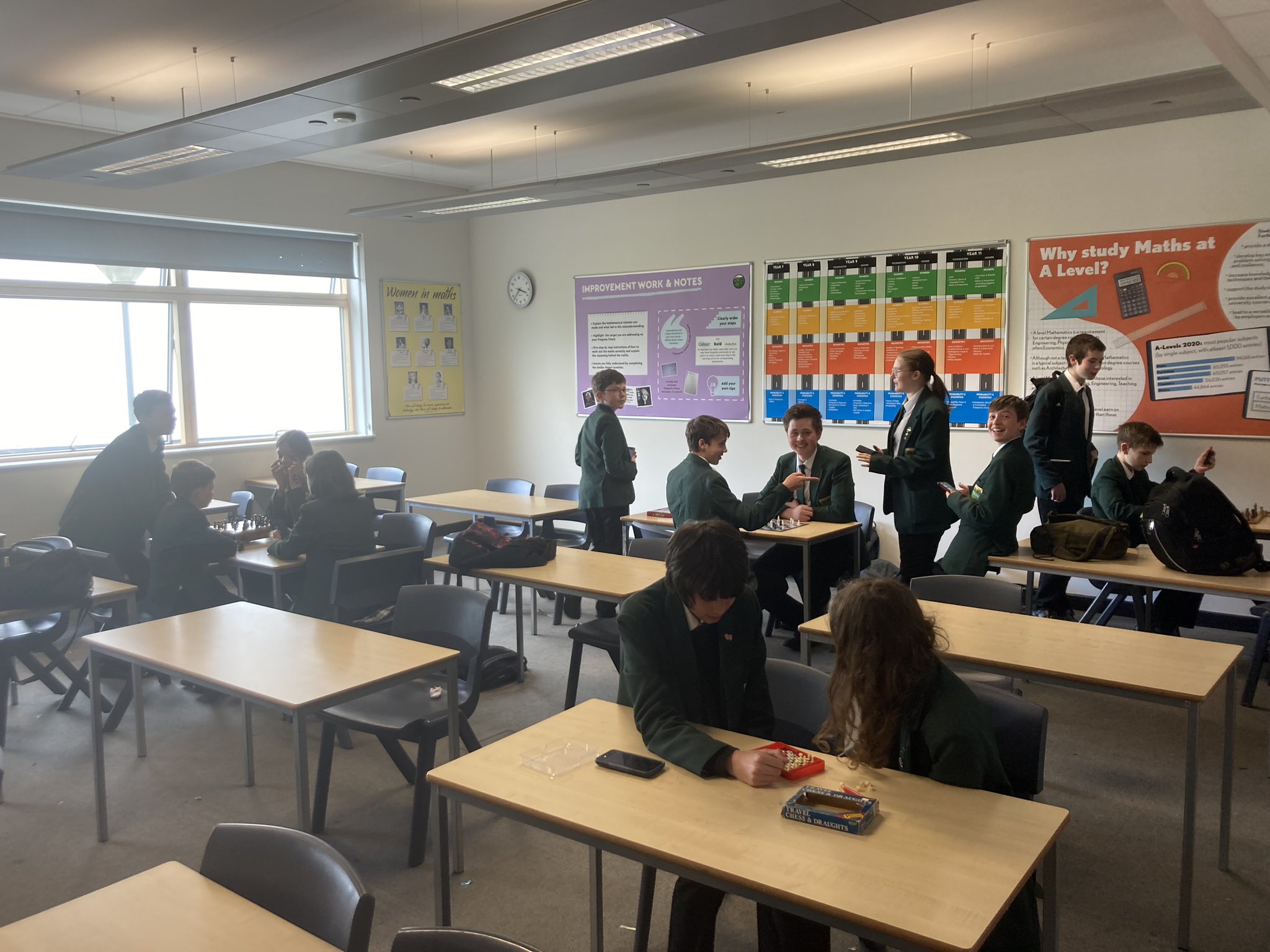 Chess Club was a hive of activity and happy faces!