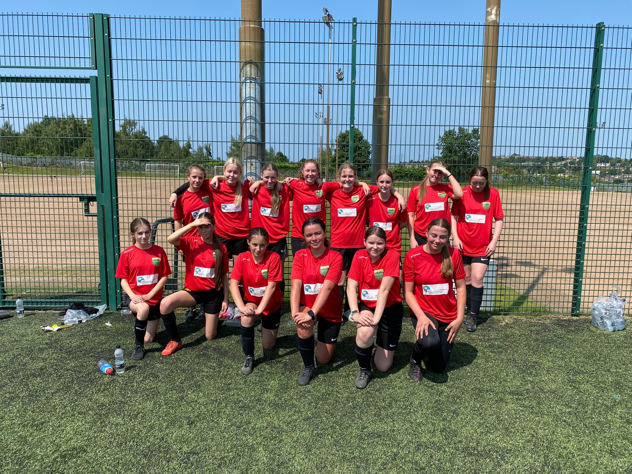 18 U15 girls Barnsley Schools runners up