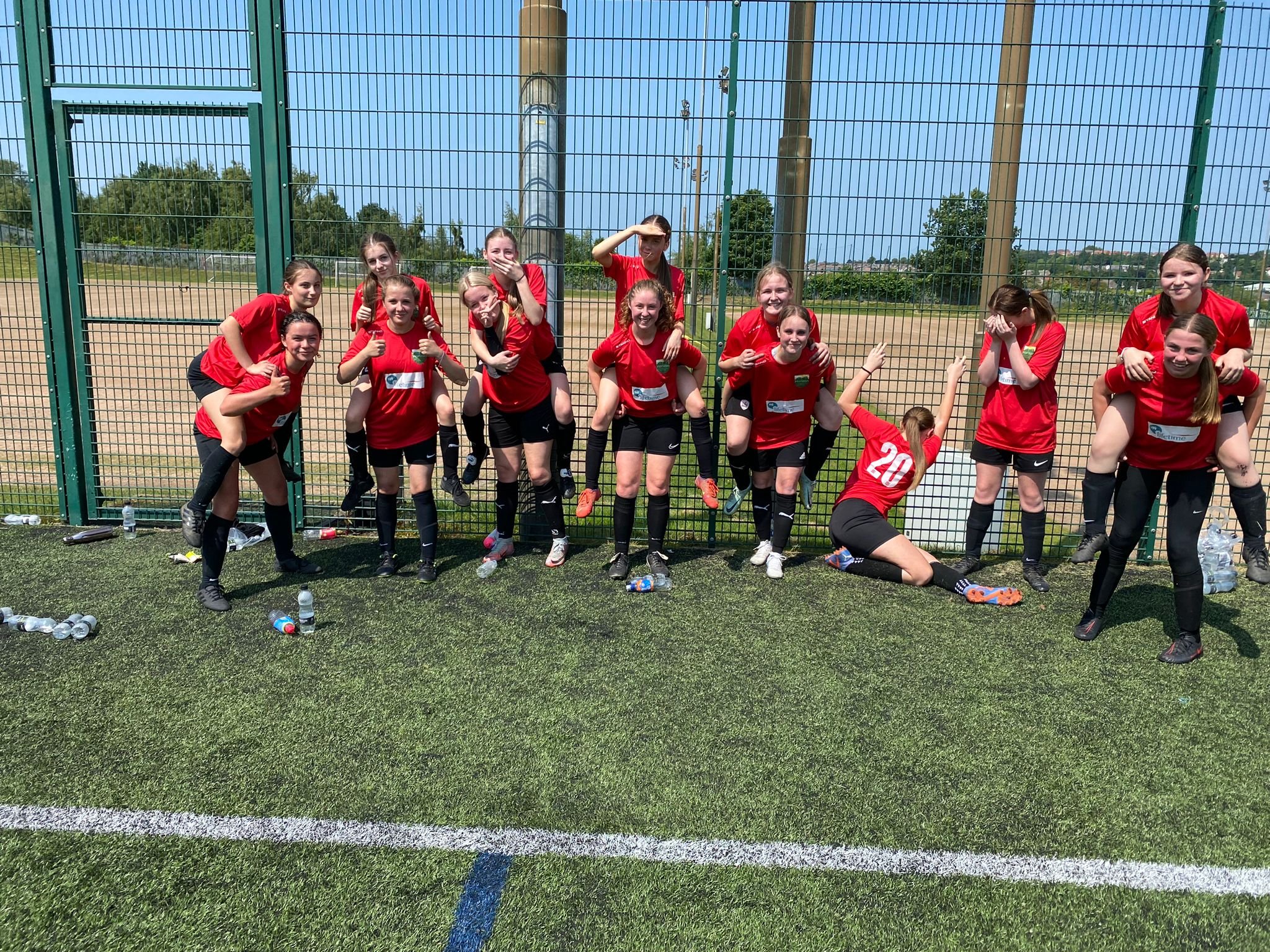 19 U15 girls Barnsley Schools runners up