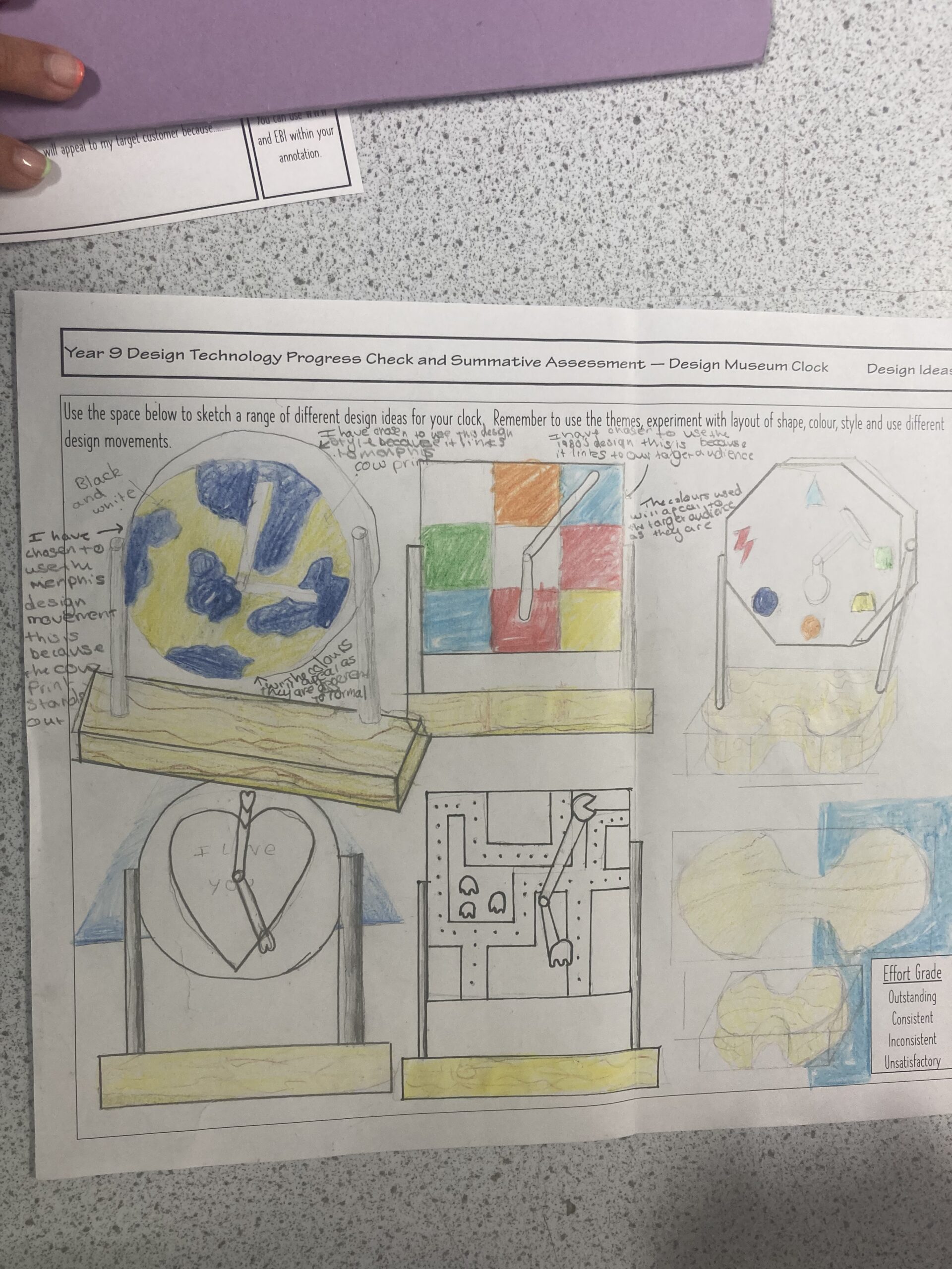 Y9 DT Clocks