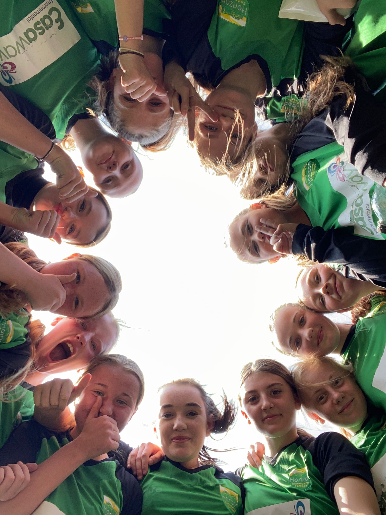 20 U13 girls football team Barnsley School Champions