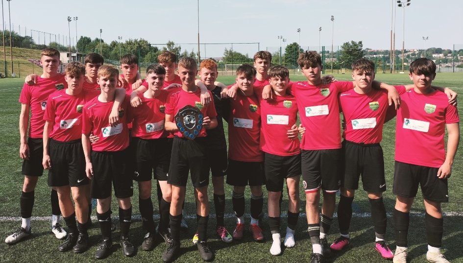 25 Y10 boys Barnsley Schools Champions