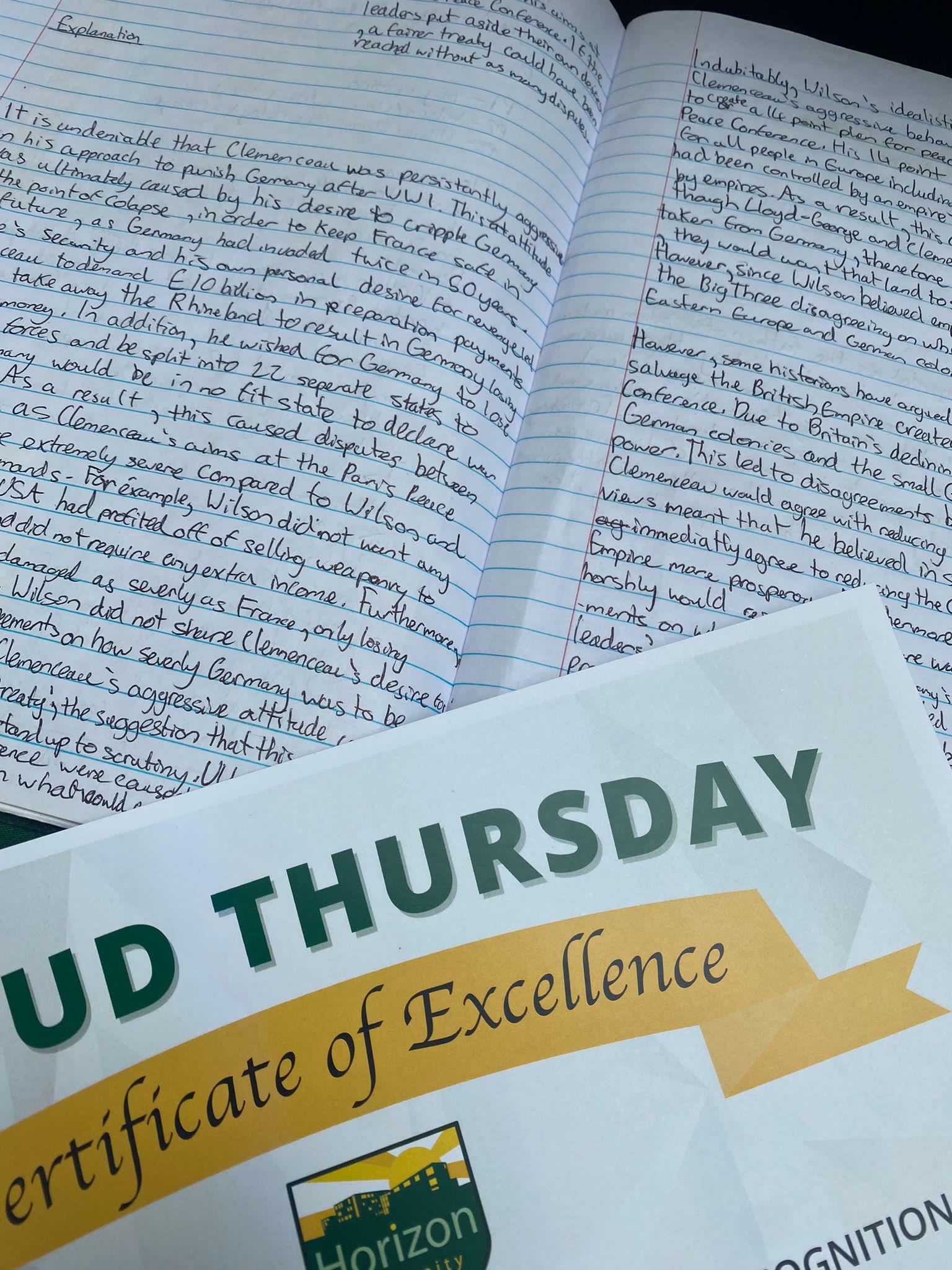 Proud Thursday work