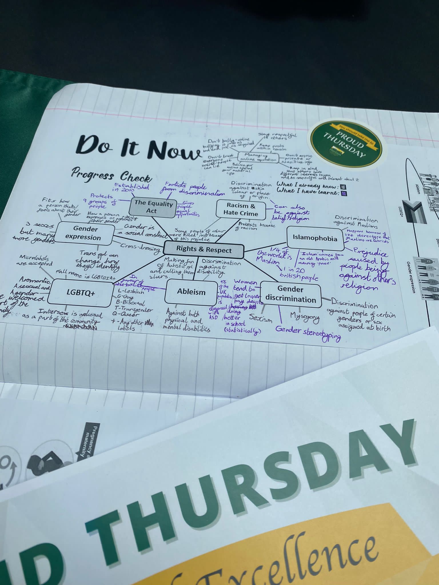 Proud Thursday work