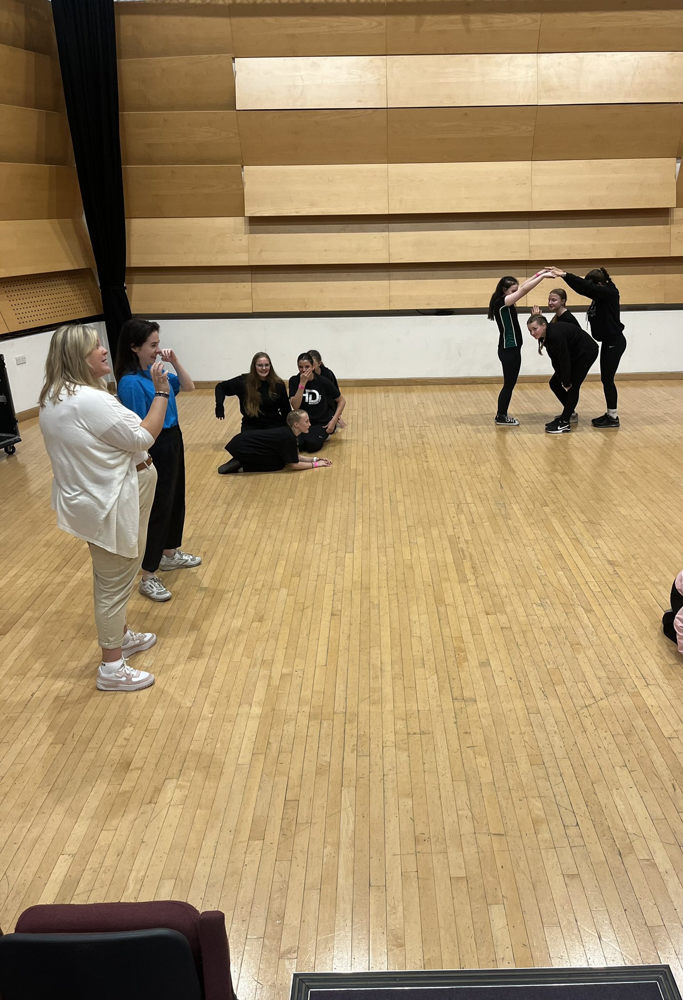 32. A fantastic drama workshop at Leeds Conservatoire