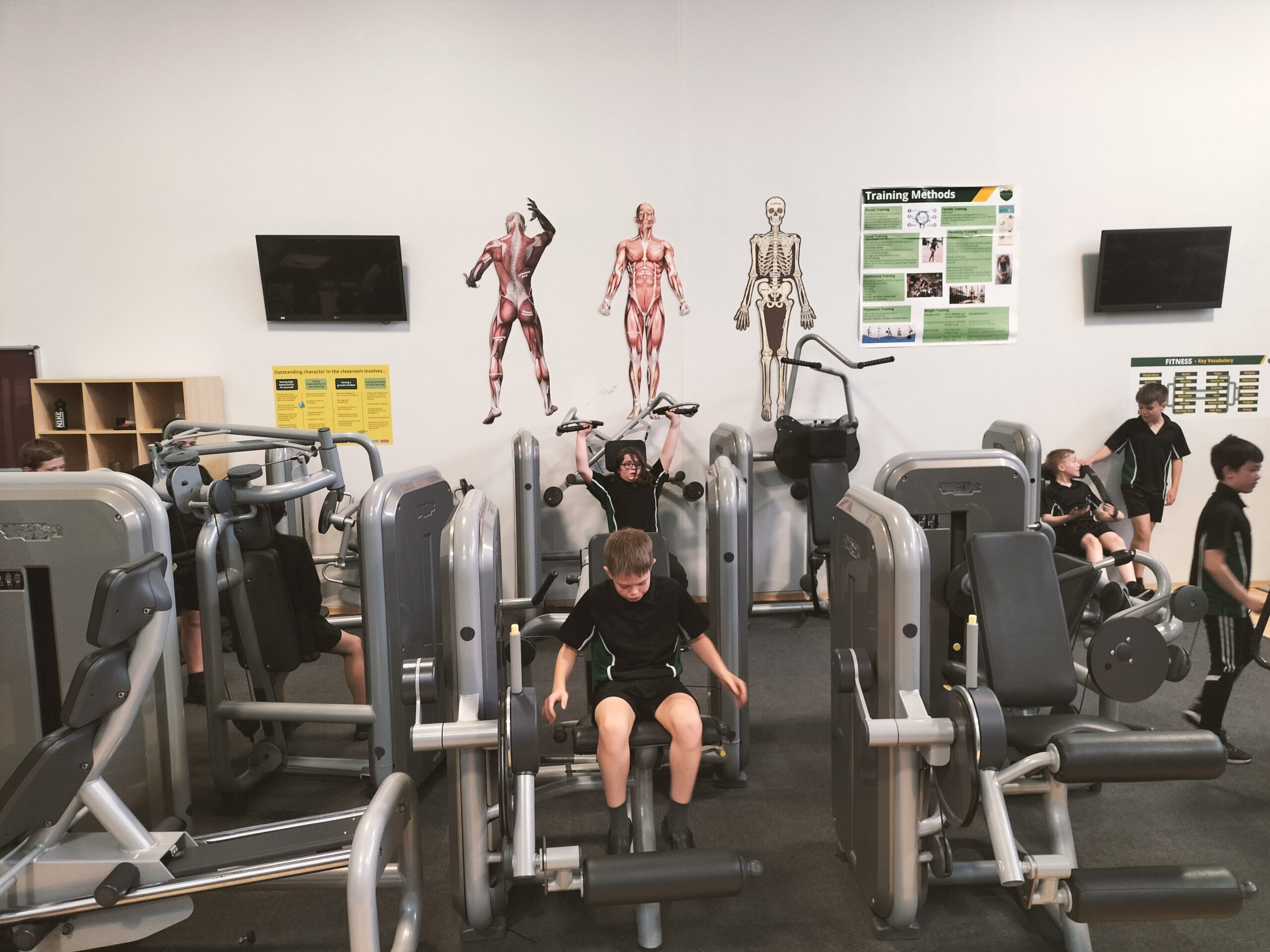 42. The fitness suite is always busy in the evenings with students working on their personal fitness