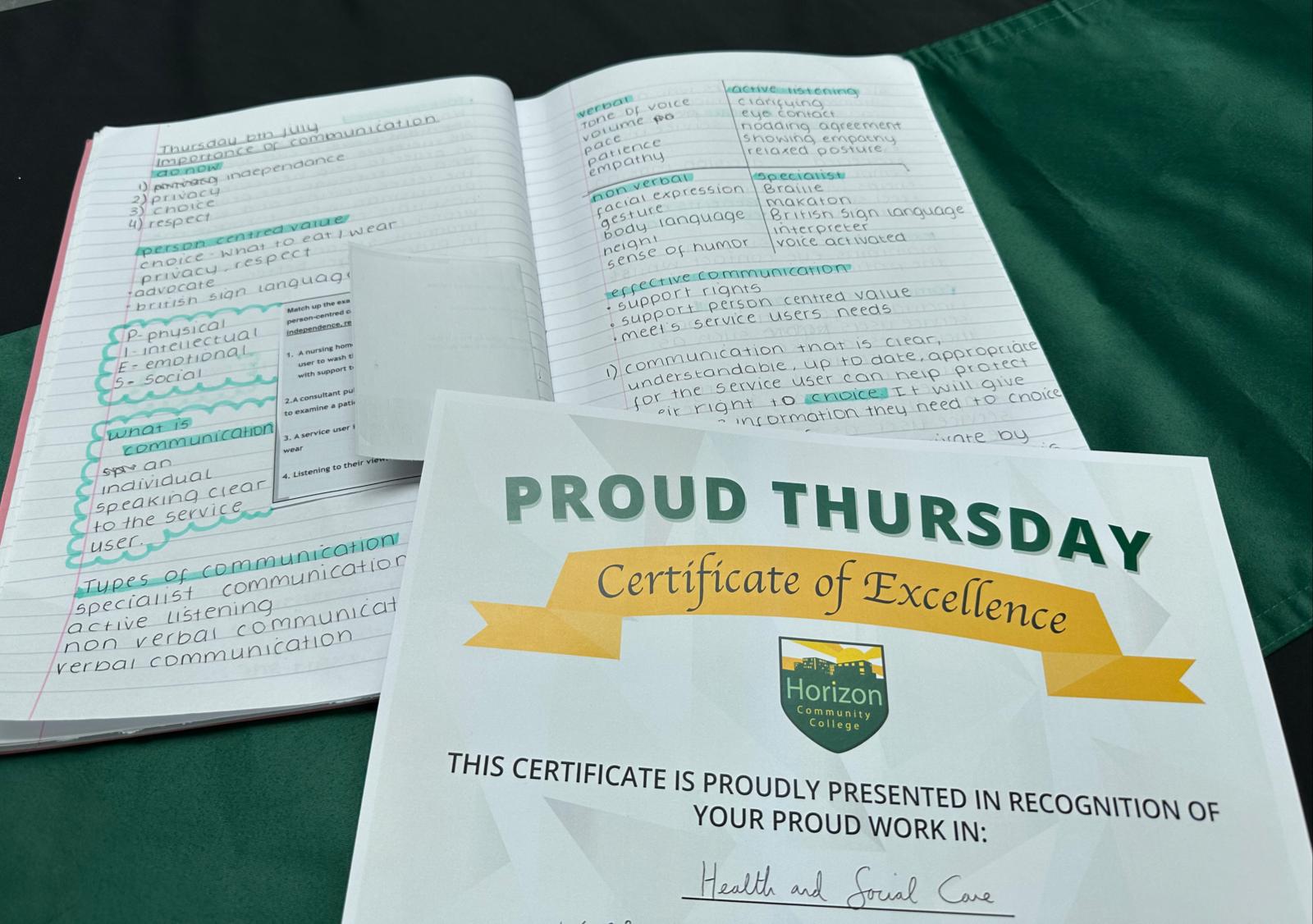47. Health and Social Care Proud Thursday work